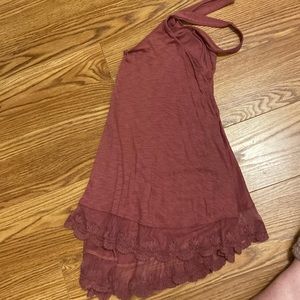 Angie brand burgundy tank top